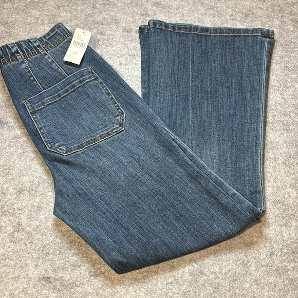 Pilcro Wide Flare Leg Jeans - XXS Small - Denim Medium Color - NWT's - Picture 6 of 14